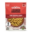 thumbnail image 2 of (3 pack) A Dozen Cousins Seasoned Beans, Vegan and Non-GMO Meals, Microwaveable Beans Ready to Eat Made with Avocado Oil (Trini Chickpea Curry, 6 Pouches), 2 of 10