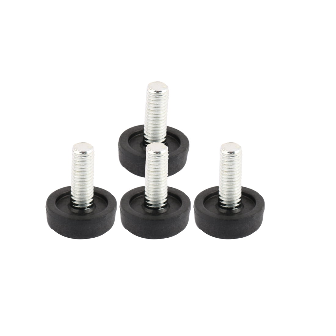 18 Pcs Screw On Type Furniture Glide Leveling Foot Adjuster 8mmx12mmx28mm 
