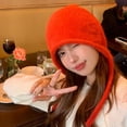 thumbnail image 3 of LinYooLi Bonnet Mignon Y2K pour Femmes, Chaud et Moelleux, Bonnet Japonais Coloré Kawaii avec Protection des Oreilles, 3 of 7