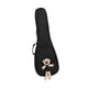 thumbnail image 1 of Bolsa para ukelele, funda para guitarra, resistente al agua, con acolchado grueso, mochila de hombro para ukelele negro, 1 of 9