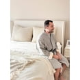 thumbnail image 2 of Cozy Turkish Cotton Grey Robe Large/XL, 2 of 10