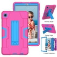thumbnail image 2 of Dteck Case for Samsung Galaxy Tab A7 Lite 8.7-inch SM-T220 T225 (2021 Released),Shockproof Armor Rubber Case Kickstand Hybrid 3-Layer Protection Hard Cover without Screen Protector,Rose+Blue, 2 of 7