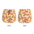thumbnail image 5 of Lsque Hot Dog In Heart Printed Women's Running Shorts with Liner Pockets,Elastic Quick Dry Workout Athletic Gym Yoga Shorts,Womens High Waist Shorts-Large, 5 of 9