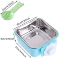 thumbnail image 4 of kathson 3PCS Crate Dog Bowl Hanging Cage Food Bowl Stainless Steel Removable Pet Food Spoon Water Feeder Bowls Coop Cup for Puppy Cat Bird Rabbit, 4 of 8