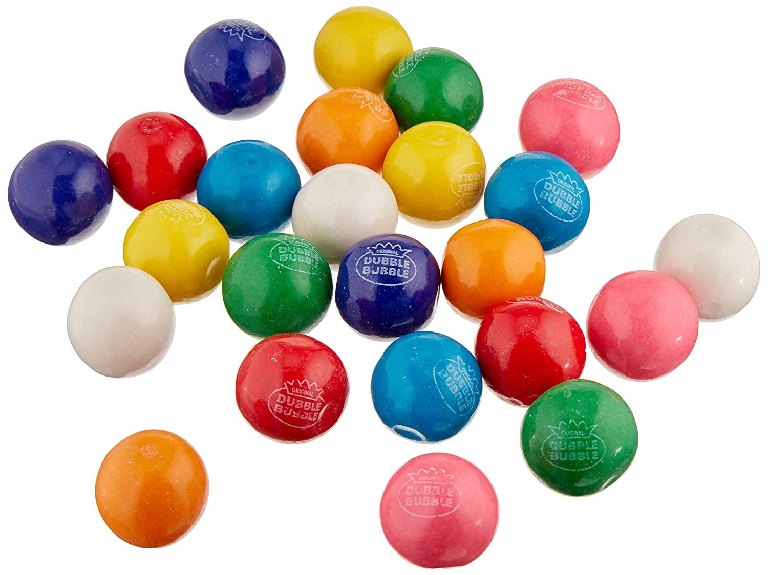 Dubble Bubble Assorted Gumballs – 5 Pounds – Classic Chewy Bubble Gum