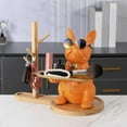 thumbnail image 4 of Estatua de resina BLESIY soporte para llaves bandeja organizador de escritorio centro de Naranja llavero de estatua de resina, 4 of 7