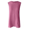 thumbnail image 4 of Cameland Robe pour Femme Robes d'Été pour Femmes Plage Couleur Unie Robe T-Shirt Sans Manches Décontractée Ample Robe Débardeur, 4 of 5