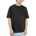 thumbnail image 4 of Kids Boy Clothes Comfortable Toddler Boy Short Sleeve Shirt Black T-Shirts Toddler Summer Tshirts 10-11 Years Boys Shirts, 4 of 5