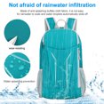thumbnail image 4 of Bolsa de senderismo plegable para exteriores, resistente a salpicaduras de agua, bolsa de ciclismo portátil, bolsa impermeable, 4 of 5