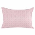 thumbnail image 2 of Pink Morocco King Size Pillow Cover, Pillowcase Protectors with Zipper, Breathable Decorative Throw Pillow Case Cover, Geometric Leaf Diamond Lattice Abstract Pillow Shams for Couch Sofa 20x36Inch, 2 of 8