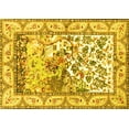 thumbnail image 1 of Ahgly Company Machine Washable Indoor Rectangle Animal Yellow Traditional Area Rugs, 2' x 3', 1 of 4