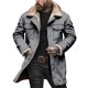thumbnail image 2 of Ceisia Women's Solid Color Casual Jacket Long Sleeve Zip Gift Up Outerwear with Pockets Turndown Collar, 2 of 8