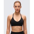 thumbnail image 2 of CRZ YOGA Butterluxe V Neck Racerback Sports Bra For Women, 2 of 7