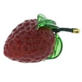 thumbnail image 2 of GlassOfVenice Murano Glass Strawberry Figurine, 2 of 6
