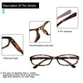 thumbnail image 4 of Kerecsen 6 pack Ladies Reading Glasses Blue Light Blocking Women Eyeglasses, 4 of 7