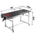 thumbnail image 2 of VEVOR PVC Two-Way Belt Conveyor, 59×23.6 inch Motorized Conveyor Industrial Transport Conveyor, w/Double Guardrails Anti-Static Adjustable Conveyor Table Electric Handling, 2 of 9