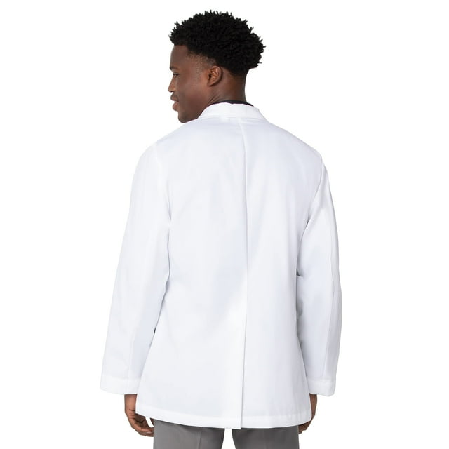 Landau 5 Pocket Lab Coat for Men's - Classic Relaxed Fit, 3 Button, Consultation Length 3224