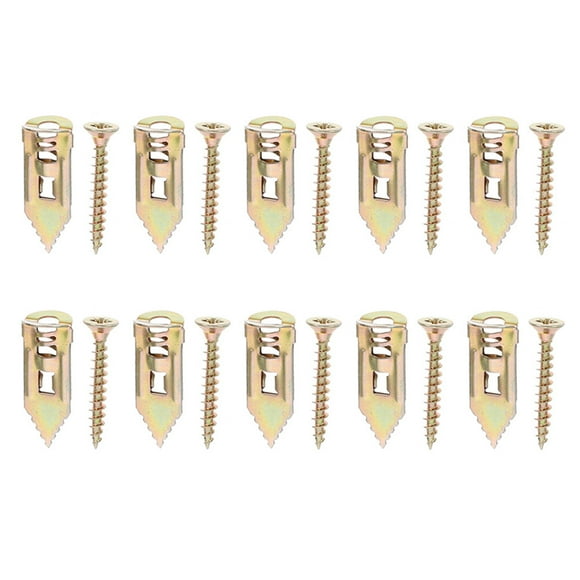 UPOUART 10Ud Tornillos De Fijación Dorados Para Tablaroca Con Alta Resistencia