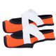 thumbnail image 1 of Calcetines antideslizantes de punta abierta para entrenamiento de baile, pilates y barra, color naranja, para mujer, 1 of 8