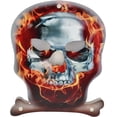thumbnail image 1 of Luces de esqueleto, luces LED de Halloween en forma de calavera, mini portátil, ahorro de energía, atmósfera LED de terror, cabeza de calavera, decoración de Halloween, 1 of 5