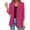 Hot Pink, variant on Women's Casual Blazer Jacket, Lapel Collar Long Sleeve Single Breasted Work Coat, Tailored Fit for Office Wear, Business Casual Outfits, and Daily Professional Style-JN