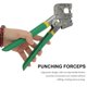 thumbnail image 2 of GOOHOCHY 1pc Steal Stud Stud Crimper Punch Bloqueo de una sola mano de la quilla de sujeción FORTE PROFESIONAL PLINO PLANO PLIRES DE METÁLICO (color al azar), 2 of 8