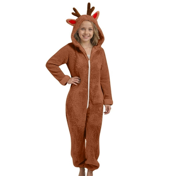 Conjunto de Halloween cálido para padres e hijos, pantalones largos, pijamas con capucha y estampados para el hogar, mono para niños, monos para niños