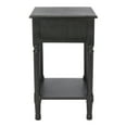 thumbnail image 3 of SAFAVIEH Whitney Solid 1 Drawer Accent Table, Black, 3 of 7