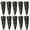 Deep coffee, variant on Ywmsfl 10Pcs Sewing Button Double Hole Wood Button Fasteners For Coat Clothing Repair Sewing Tailoring Garment Embellishment