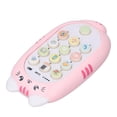 thumbnail image 2 of Teléfono móvil de juguete para la dentición de bebés con múltiples efectos musicales, canciones y luces para niñas de 1 año, regalo para niños, color rosa, 2 of 14