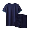 thumbnail image 3 of KPOPLK Boys Athletic Shorts and Performance T-Shirt Summer Teen Boy Crew Neck Short Sleeve Clothes Outfit Set, Kids Size 13-14 Years,Navy, 3 of 3
