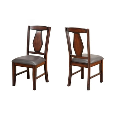 Vilo Home Tuscan Hills Diamond Back Dining Chair in Tobacco (Set of 2)