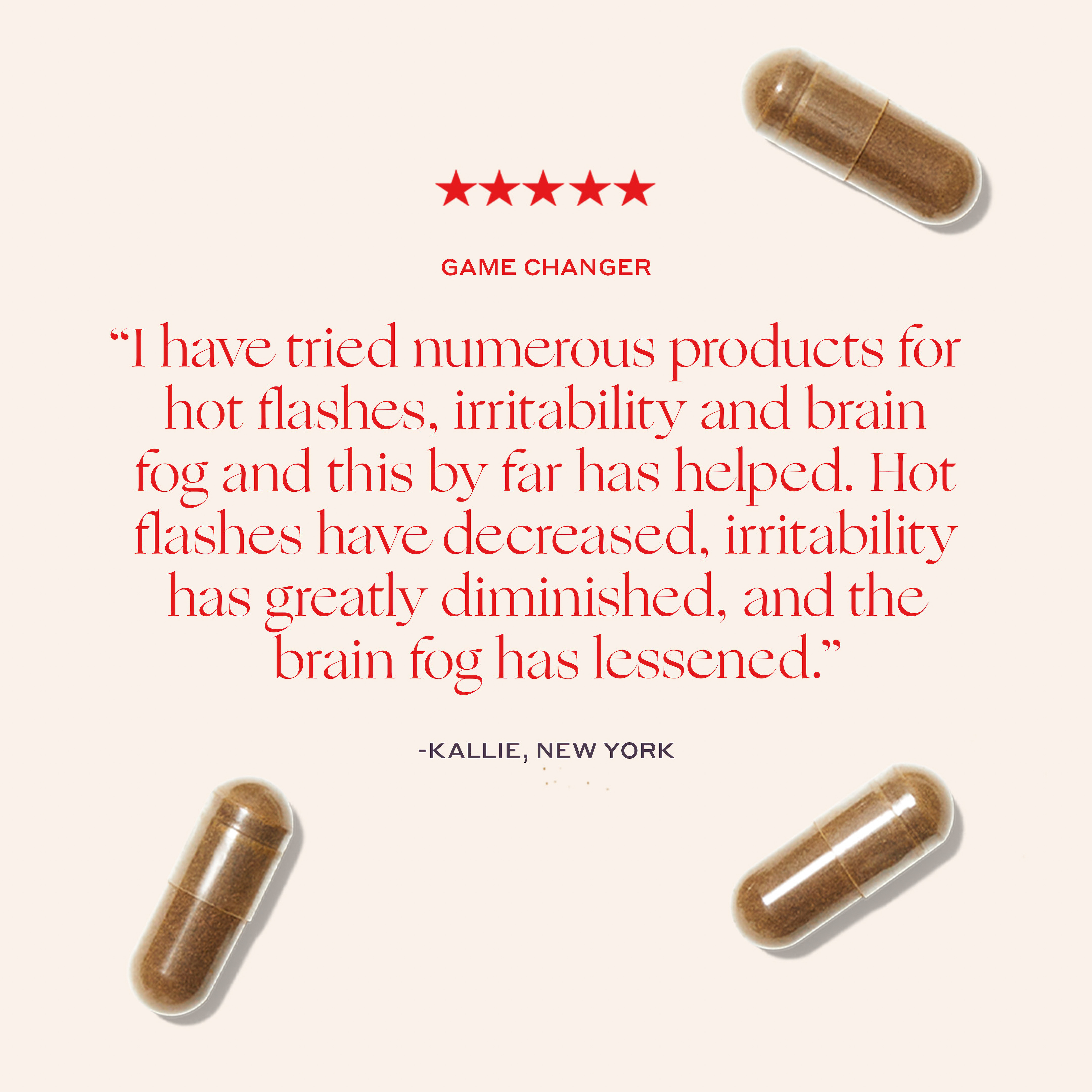 Womaness Menopause Supplement, Relief for Hot Flashes & Night Sweats with Bacognize for Memory + Ashwagandha for Mood & Vaginal Dryness, 30 Capsules