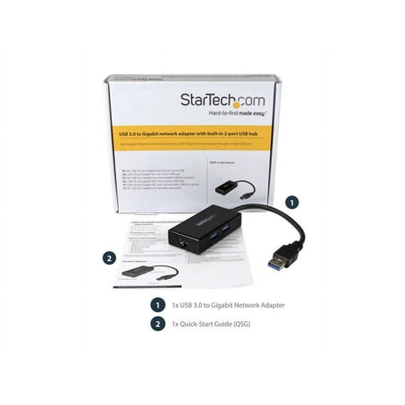 StarTech.com - USB Network adapter - Black