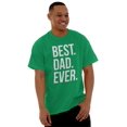 thumbnail image 3 of Best Dad Ever Fathers Day Gift Men's Big & Tall Crewneck Graphic Tee Brisco Brands 3X, 3 of 5