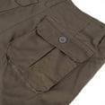 thumbnail image 5 of Youthup Men's Relaxed Fit Solid Color Utility Cargo Shorts, 100% Cotton Workwear Shorts with 6 Pockets, Wrinkle-Free & Zip Fly for Summer Outdoor, 5 of 9