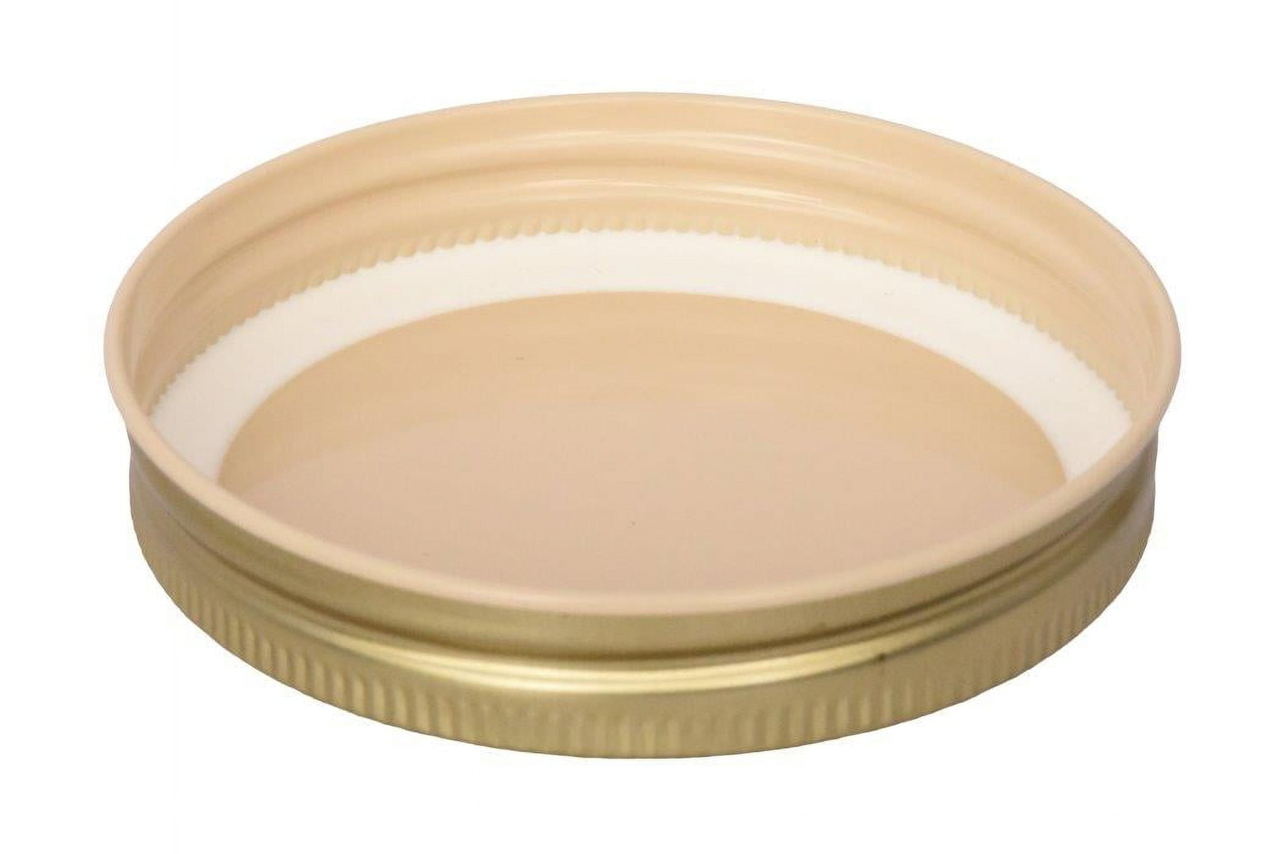 (6 pack) Mainstays 6-Pack Metal Mason Jar Lids - Wide Mouth, One-Piece Reusable Canning Jar Lids with Screw-Top for Pantry Storage and Crafts, Fits All Brands Wide Mouth Mason Jars