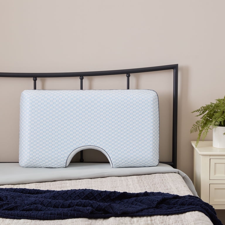 Lucid Shoulder Cutout Cooling Charcoal Pillow, King photo 1