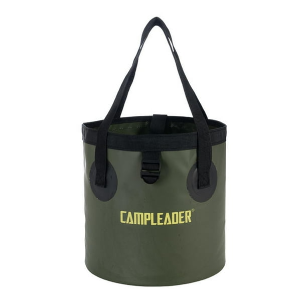 Bolsa de almacenamiento de cubo plegable a prueba de fugas, práctico contenedor de agua multiusos para 10 litros