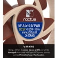 thumbnail image 3 of Ventilador Noctua NF-A4x10 de 5 V PWM Quiet Premium con adaptador USB de 5 V, 3 of 8