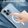 thumbnail image 5 of Magnetic Clear for iPhone 14 Pro Max Case with Stand Compatible with Magsafe Shockproof Anti-Yellowing Full Body Protective Phone Cover-Clear, 5 of 6