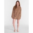 thumbnail image 2 of No Boundaries Cozy Teddy Hoodie, Women’s XS-2X, 2 of 5