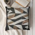 thumbnail image 3 of Urban Tribal - Concrete and Wood Decorative Pillow Covers Cozy Soft Throw Pillowcase Square Couch Cushion Cover for Home Decor Sofa Living Room Bed Car, 3 of 5