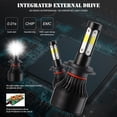 thumbnail image 5 of For Mercedes Benz C300 C350 2008-2010 Combo LED Headlight + Fog Light Bulbs Kitr, 5 of 5