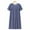 Blue, variant on Skpblutn Nightgowns for Women Summer Cotton Silk Short Sleeved Sleep Dress for Middle Aged New Loose Fitting Home Wear Elderly Sleepwear Plus Size Dress