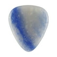 thumbnail image 2 of Exotic Plectrums - Blue Aventurine Stone Guitar Or Bass Pick - 3.0 mm Ultra Heavy Gauge - 351 Shape - Specialty Handmade Gemstone Exotic Plectrum - 6 Pack, 2 of 7