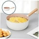 thumbnail image 4 of Sartén Antiadherente, Revestimiento de Granito con Mango de Madera, Utensilios de Cocina de Aluminio Blanco Compatibles para Cocinar Pescado, Huevo, Pollo-18cm, 4 of 5