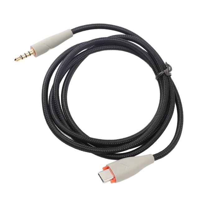 Cable De Auriculares Para Mmx150, Tipo C A 3.5 Mm De Cable Tejido Ofc Parauriculares, Actualizar El Reemplazo Del Cable De Audio Del Auricular De Los Juegos, 1.2m, Enchufar Y