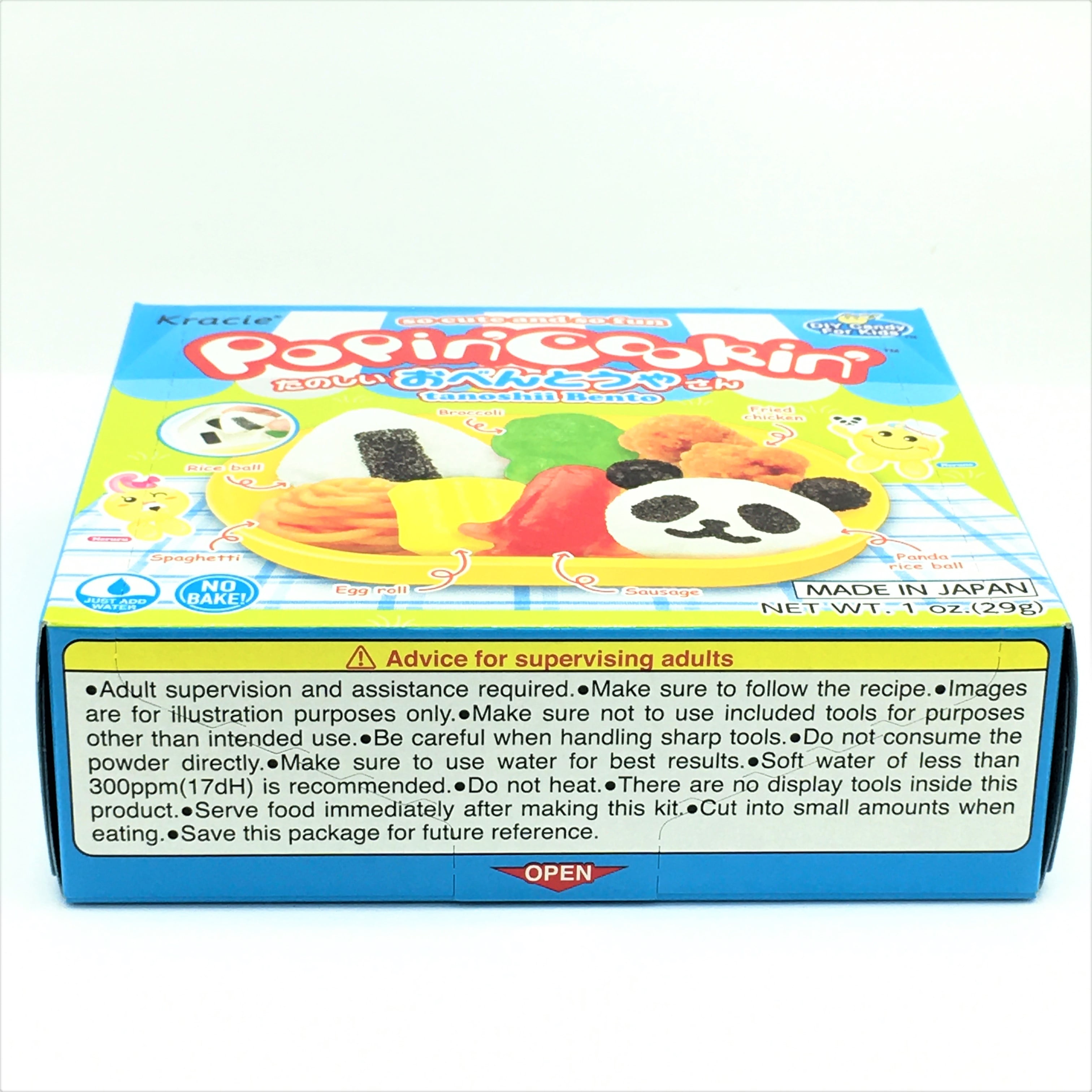 Kracie Popin' Cookin' Diy Japanese Candy Kit, Tanoshii Bento, 29g