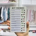 thumbnail image 7 of Chore Chart To Do List Adhd Tools for Kids and Adults Sliding Morning Routine Chart for Kids Detachable RV Checklist Board Reusable My Chores Checklist Task Board, 7 of 7